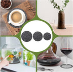 Felt Plant Coaster Mat, 6 Pcs Round Plant Saucers for Indoors Reversible Absorbent Waterproof Fabric Flower Pot Saucers for Gardening Outdoor Pots, DIY Craft Supplies(4”, 6”, 8”)