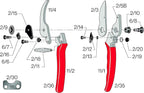 Felco Pruning Shears (F 11) - High Performance Swiss Made One-Hand Garden Pruner with Steel Blade