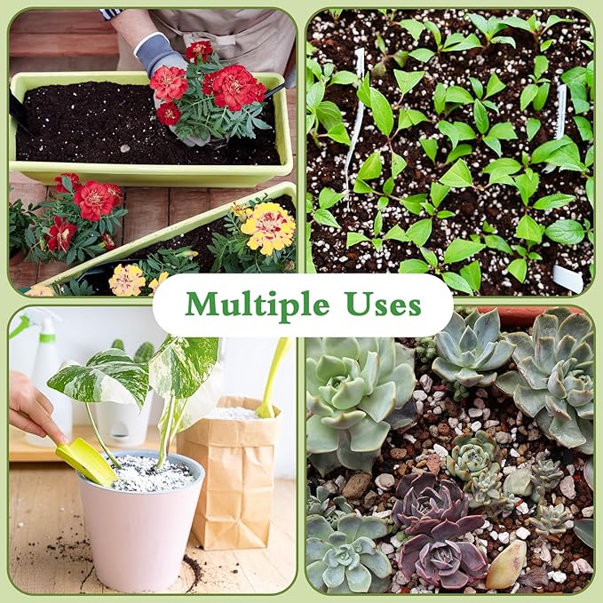 Organic Perlite for Plants, Enhances Soil Drainage and Aeration, Perfect Perlite for Plants Indoor & Outdoor, Horticultural Perlite for Gardening, Perfect for Potting Mixes, 1QT