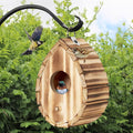 Hummingbird House,Wooden Birdhouse for Outside,Hanging Small Bird Houses,Wild Bird Nesting Box Outdoor Bird House for Bluebird,Finch,Cardinals