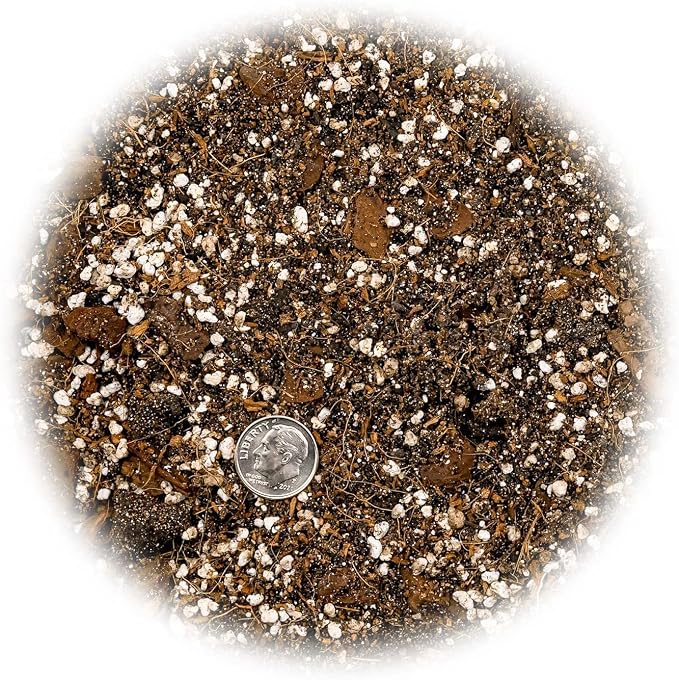 Premium Aroid Potting Mix - Soil Free Blend for Aroids - Growing Medium for House Plants by Gardenera - (4 Quart Bag)