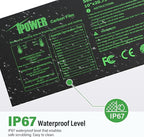 iPower Seedling Heat Mat for Plants with Dual Digital Temperature Controller, 10" x 20.75", Black