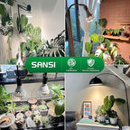 SANSI Grow Lights for Indoor Plants, Full Spectrum 36W Grow Light Bulbs (400 Watt Equiv) with Optical Lens for High PPFD, PPF 65.6 umol/s LED Energy Saving Plant Light for Indoor Growing Seed Starting