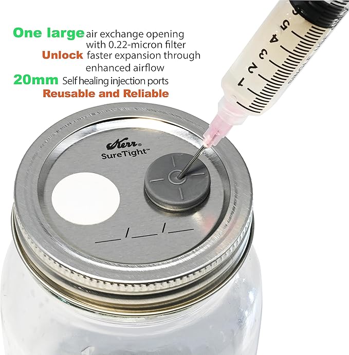 Mushroom Liquid Culture Kit – Spore Germinating & Mycelium Boosting Solution/NEW Launch (16oz OR 300ml)