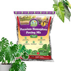 DUSPRO 1QRT Pre-Mixed House Plant Potting Mix 7in1 with Potting Soil Indoor Plants, Tropical Indoor Potting Soil with Pine Bark, Pumice, Coco Coir, Perlite, Worm Castings, Gypsum, Peat Moss