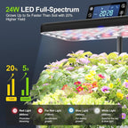 Hydroponics Growing System Kit with Seeds: 12 Pods Indoor Herb Garden Kit with LED Grow Light Plant Germination Kit Aeroponic Healthy Fresh Herbs Vegetables Hydroponic Planter for Home Kitchen Office