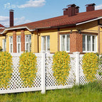 Artificial Hanging Flowers for Outdoors Spring Summer Decoration, 8PCS UV Resistant Silk Fake Hanging Plants for Patio Porch Front Yard Window Garden Indoor Decor(Yellow,8PCS)