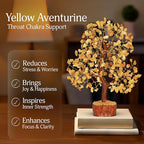Yellow Aventruine Crystal Tree, Gemstone Tree, Crystals and Healing Stones, Crystal Gifts, Living Room Decor, Good Luck Gifts