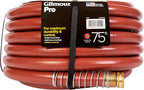 Gilmour Pro Commercial 3/4" x 75' Heavy Duty Water Hose, Durable and Kink Resistant 75 ft Garden Hose