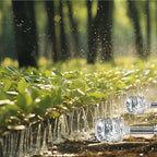 Hourleey 2 Pack Bubbler Sprinkler Heads, Aluminum Diffuser Flood Nozzle for Delicate Watering, Gentle Garden Metal Watering Soaker Sprinkler for Plants Garden Lawn Yard