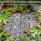 16 Pack Upgraded Plant Stem Supports, Nearly Invisible Plant Support for Indoor Plants, 4 Sizes Stem Holders for Climbing Houseplants, Reusable Plant Stabilizer, Indoor Plants Accessories