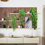 LOYWREE 4 Pack Fake Hanging Plants Artificial Ivy Vine Faux Potted Pothos Mandala Eucalyptus Boston Fern String of Pearls Trailing Plants for Shelf Room Office Home Wall Indoor Outdoor Decor