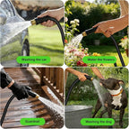25ft Garden Hose Lightweight Flexible Water Hose, Abrasion Resistant, Kink Free, Durable Sturdy Hoses 2025 Up Graded Thicken Waterhose 700 PSI for Outdoor, RV, Marine, Convenient Storage, 3/4GHT