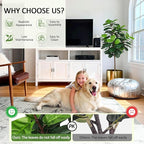 5FT Fiddle Leaf Fig Tree Artificial Plants Indoor - Realistic Fake Plant Ficus Lyrata Trees, Faux Trees Indoor Floor Plant with Sturdy Pot for Home Decor Living Room Office Housewarming Gift