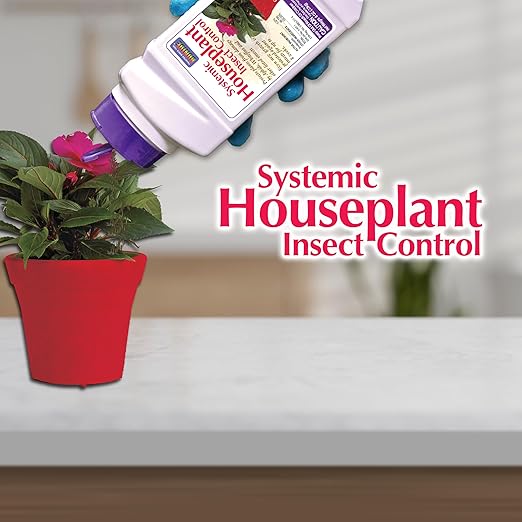 Bonide Systemic Houseplant Insect Control, 8 oz Ready-to-Use Granules for Indoors and Outdoors, Protects Plants from Insects (Pack of 12)