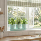 PERFNIQUE Indoor Herb Garden, Herb Planter for Indoor/Outdoor, Farmhouse Plant Pots, Windowsill Herb Garden with Tray(Planter only) Window Pots