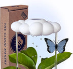 The Original Dripping Rain Cloud for Plants, Plant Watering Rain Cloud, Plant Lover Gifts, Plant Lady Gifts for Women, Plant Accessories (Cloud with Blue Butterfly)