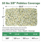 GreatBuddy 10-lb Decorative Rocks for Indoor Plants, 3/8" Jade Pebbles for Planters, Gravel for Succulent, Vases, Bamboo, Garden Landscaping, Crafts, Aquariums, Natural Polished
