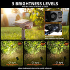 LEREKAM Solar Spot Lights Outdoor,IP65 Waterproof 40 LEDs Landscape Spotlights,USB & Solar Powered Wall Lights,3 Modes Outdoor Solar Garden Lights for Yard Porch 4 Pack