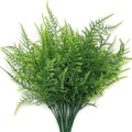 PASYOU Artificial Shrubs, Plastic Plants Fake Bushes Grass Greenery Leaves Shrub Bush Home Garden Indoor Outdoor Verandah Wedding Party DIY Table Arrangement Decoration Planting Filler 4 Bundles