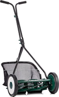 American Lawn Mower Company 1725-16GC 16-inch 7-Blade Reel Mower with Grass Catcher, Specialty Grass Mower, Green