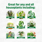 Back to the Roots Natural & Organic Indoor Plant Food (16oz Value Size - 95 Feeds!), Great for Houseplants, Low Odor, Vegan, Easy to Apply Liquid Formula