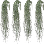 dallisten 4 Pcs Fake Hanging Plants, 36" Artificial Hanging Grass Plants Greenery Vines UV Resistant Faux Trailing Plants for Indoor Outdoor Wall Shelf Porch Boho Home Patio Decor(Green)