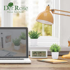Der Rose 2 Pack Fake Plants Mini Artificial Greenery Potted Plants for Home Decor Indoor Office Table Room Farmhouse