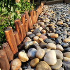 Large River Rocks 20lbs, 2-3 Inch Pebbles for Plants, High Polished Natural Decorative Stones for Aquarium Vase Filler Fish Tank Landscaping Garden, Mixed Color