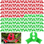 100 Pcs Plant Training Clips, Adjustable Low-Stress Training Plant Clips, Reusable 90-Degree Bendies Folder to Bend for Tomatoes Cucumbers Beans Climbing Plants in Indoor Outdoor Gardens