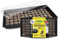 Jiffy Plant Germination Tray Kit - High Germination Rate, Bonus SUPERthrive - 72 Cell, 4 Pack - Plastic
