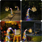SRNPMIU Solar Watering_Can Light, Solar Yard Decorations Outdoor, Garden Decor Lights, IP65 Waterproof Hanging Lantern Lights, Flower Bed Decor, Gifts for Grandma, Women, Mom
