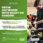 Soil Seed & Water Ready Go Garden Organic Potting Soil – All-Purpose Potting Mix for Indoor & Outdoor Gardening