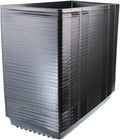 Living Whole Foods 100 Durable Black Plastic Growing Trays (with Drain Holes) 20" x 10" x 2" - Planting Seedlings, Flowers, Wheatgrass, Microgreens