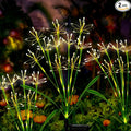 Solar Garden Lights Outdoor: Waterproof 2-Pack DIY Decorative Firework Lights with 2 Modes for Yard Patio Pathway Outside Fairy Decor - Gifts for Women Mom Mothers Day Warm White