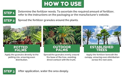 Gardenwise 8-4-8 Professional Palm Tree Fertilizer Plant Food; for Indoor Potted Plants and Outdoor Landscape Palm Trees; Quick-Release Nitrogen Fertilizer and Continuous Feeding (3 QUARTS)