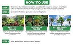 Gardenwise 8-4-8 Professional Palm Tree Fertilizer Plant Food; for Indoor Potted Plants and Outdoor Landscape Palm Trees; Quick-Release Nitrogen Fertilizer and Continuous Feeding (1 Quart)