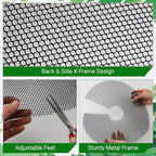 4-Pack Plant Pot Grids- 15.7 Inch Cuttable Mesh Plant Pot Soil Covers -Protectors from Animals - Plant Protector Ring for Indoor Outdoor Garden Plant Landscaping