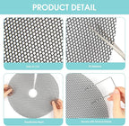6/12 PCS 11.8" Plant Protector from Cats Indoor with 12 PCS Metal Stakes, Cuttable Pot Cover from Animals