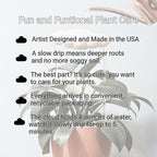 The Original Dripping Rain Cloud for Plants, Plant Watering Rain Cloud, Plant Lover Gifts, Plant Lady Gifts for Women, Plant Accessories (Cloud with Blue Butterfly)