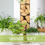 2 Pcs Metal Leaf Shape Garden Trellis for Climbing Plant, Potted Plants, Mini Plants, Indoor Plants Trellis, Home Plant Tool, Plant Lover Gifts Ideas for Garden Potted, Hoya, Pothos, Flower, Monstera