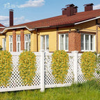 Artificial Hanging Flowers for Outdoors Spring Summer Decoration, 4PCS UV Resistant Silk Fake Hanging Plants for Patio Porch Front Yard Window Garden Indoor Decor(Yellow,4PCS)