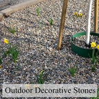 FANTIAN 20 lbs Natural Fish Tank Gravel,1/4 Inch Pea Gravel. Mixed Color River Rocks for Aquarium, Succulent, Vase, Cactus Bonsai, Plant Soil Cover and Outdoor Landscaping Rocks