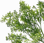 Fake Plants Artificial Plant Simulation Thorn Leaves Shrubs Tall 31 Inch, Faux Persian Flowers Plastic Boston Greenery Bushes Flexible Branches for Indoor Decor Outdoor Wedding Party Decoration 2 Pack