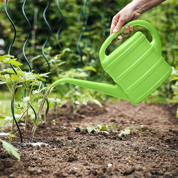 Watering Can - for Indoor Plant Garden - 1/3 Gallon - Green