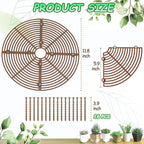 Plant Pot Covers for Small to Medium Pots, 2 Pack Plant Pot Cover to Keep Cats & Dogs Out, Indoor Plant Protector from Cats and Dogs with Cuttable Mesh & Stakes, 11.8 Inch