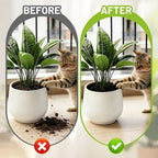 4 Pcs 15.7 Inch Plant Pot Protectors Grids, Cuttable Round Plant Cover Protector Indoor Plants from Animals, Pot Soil Guard for Garden Flower Potted Plants (15.7inch-4P)