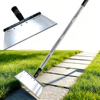 RISETEX Multifunctional Garden Flat Shovel，57" Heavy Duty Stainless Steel Cleaning Tool with Adjustable Handle for Weeding, Lawn Edging, Snow/Ice Removal & Digging, Durable Outdoor Spade & Scraper
