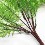 Artificial Fern Plants, PASYOU Fake Greenery Shrubs Plastic Bushes Grass Shrub Leaves Bush Home Indoor Outdoor Garden Verandah Wedding Party Décor Table Arrangement Decoration Planter Filler 4 Bunches