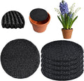 6Pcs 9inch Round Pot Mesh Drainage Discs Double Layer Plant Pot Hole Insert Pads Cutable Bonsai Pot Bottom Grid Mat Mesh Reusable for Indoor Outdoor Potted Plant Prevent Soil Loss Keep Roots Healthy